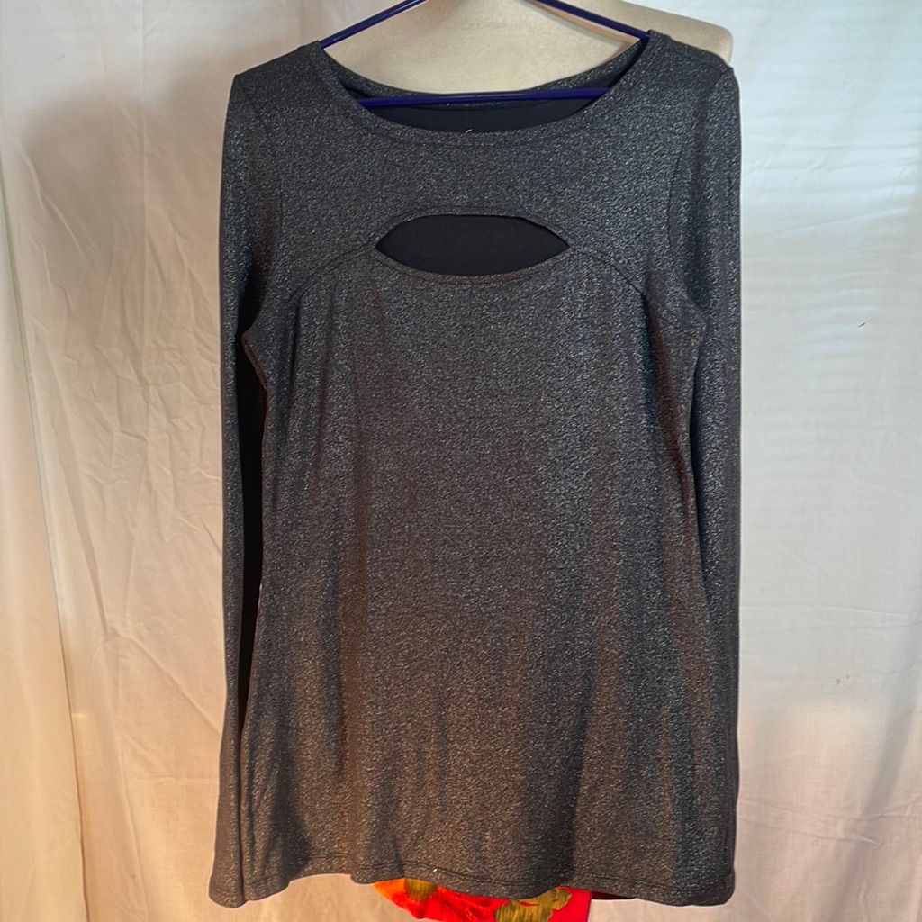 Express Sparkly Sexy Basic Tee